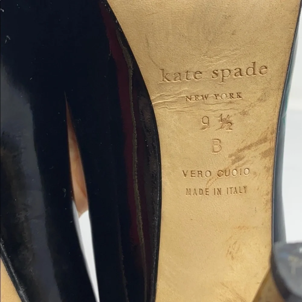 Kate Spade New York Sz 9.5 Patent Black Pumps